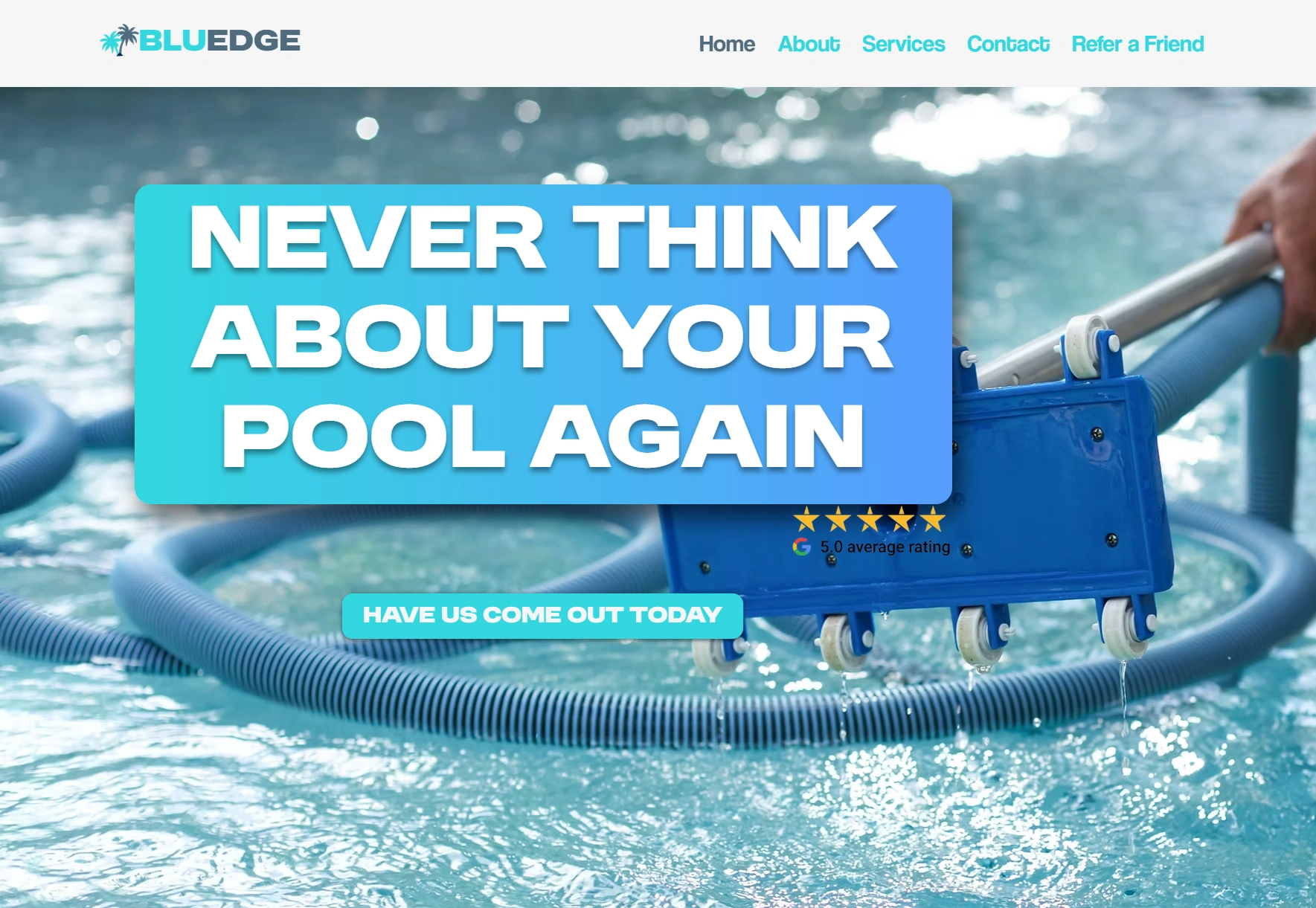 BluEdge Pools Website
